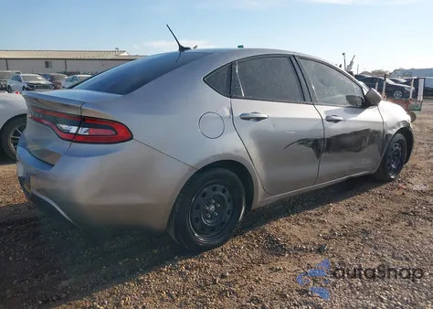 2016 Dodge Dart Sxt из США, поврежденный, VIN 1C3CDFBB2GD766189